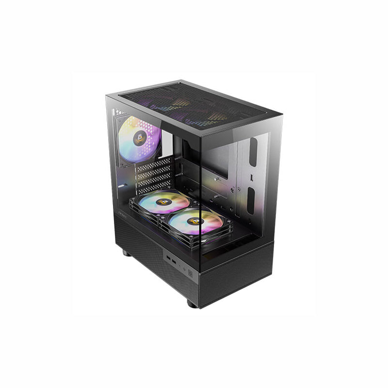 Antec CX200M Elite Micro-Atx | ITX RGB Mini-Tower Gaming Chassis Black image 2