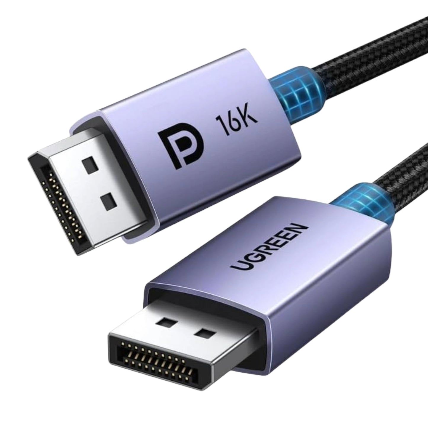 Ugreen DP2.1 Male To Male 16K Braided 3M Cable