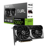 Asus Dual Geforce Rtx 5060 Ti Oc Edition 16GB GDDR7 Graphics Card