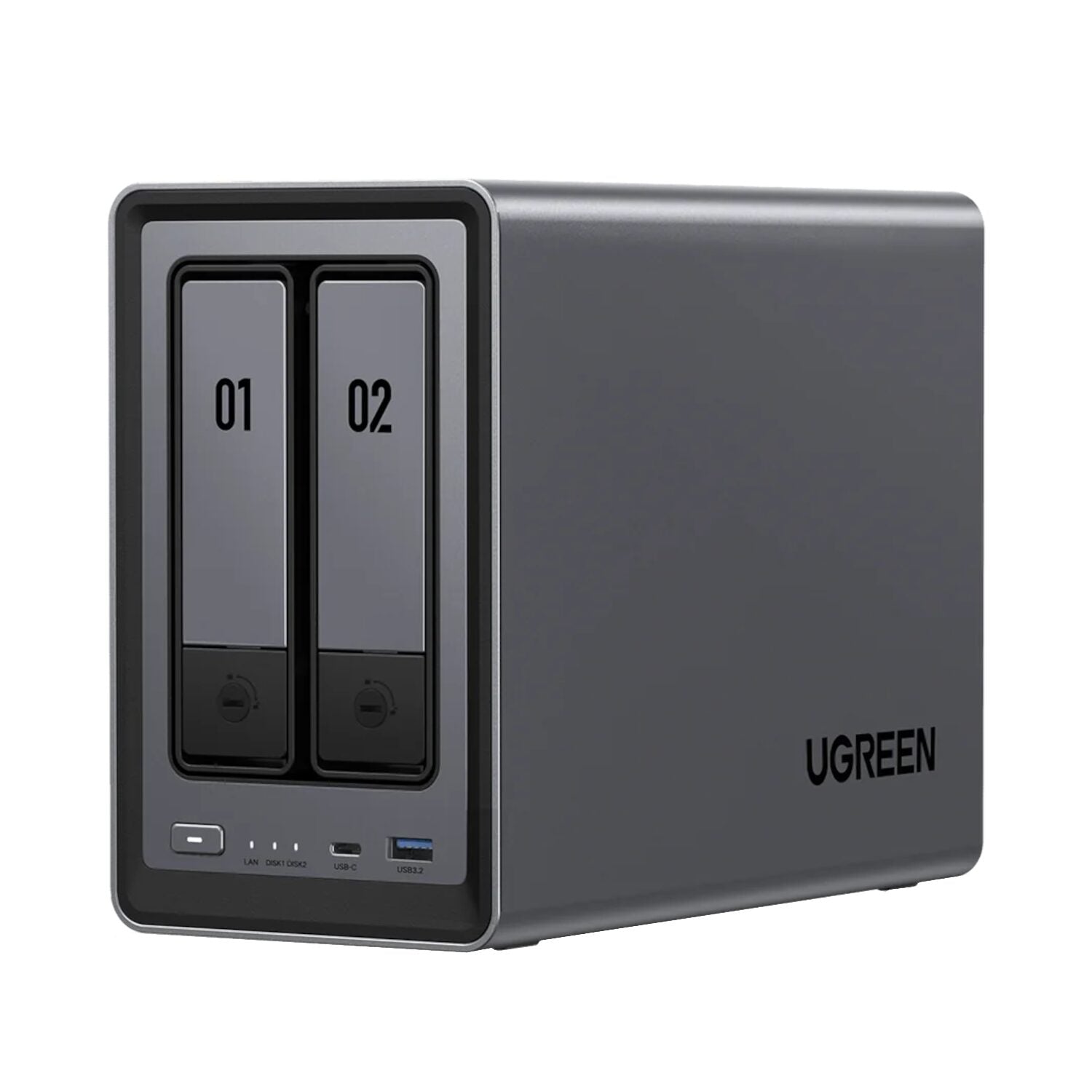 Ugreen Nasync DXP2800 2 Bay Nas With Seagate Ironwolf Nas 8TB SATA Hard Drive Bundle (2X 4TB) image 2
