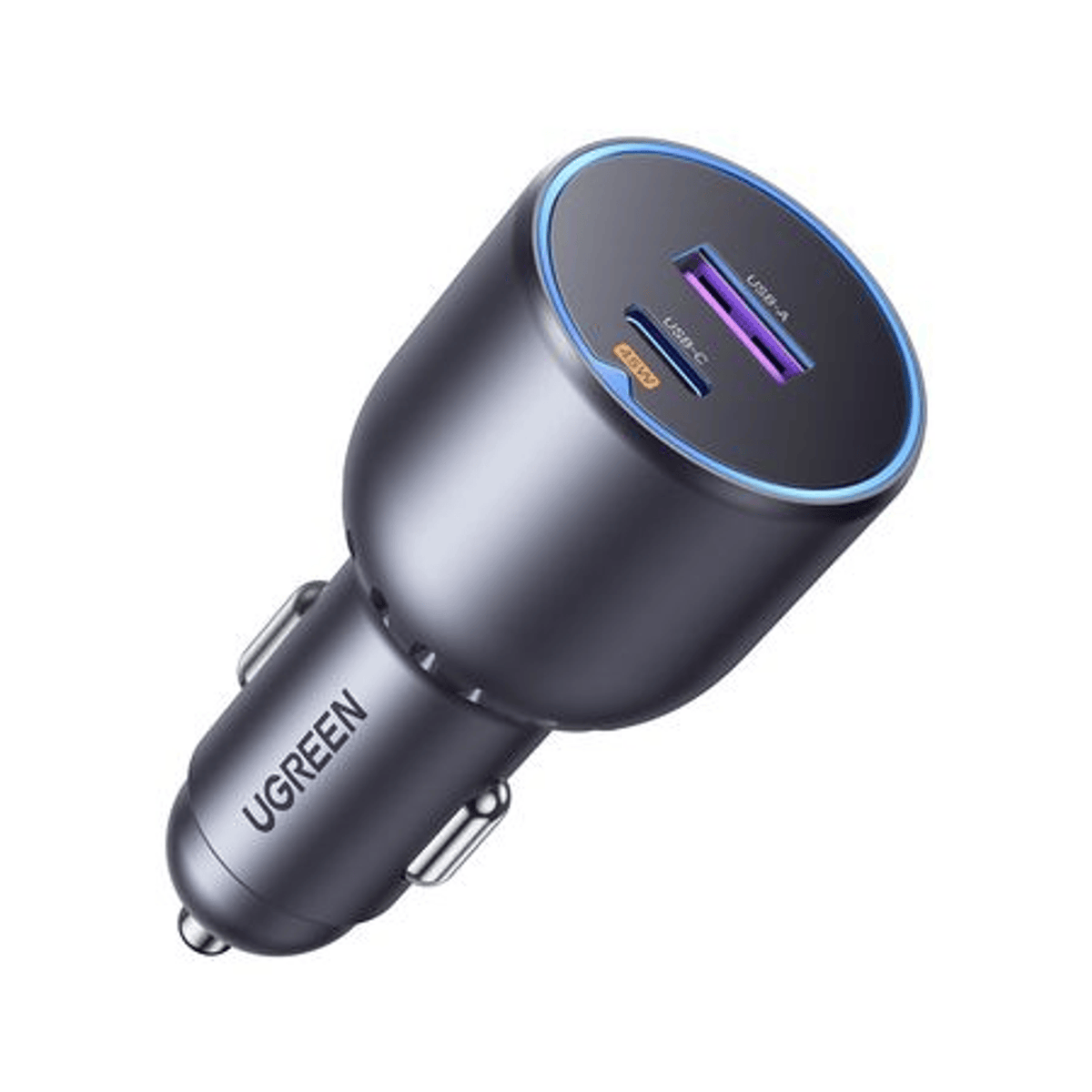 Ugreen 63W Type-C + USB A Fast Car Charger image 2