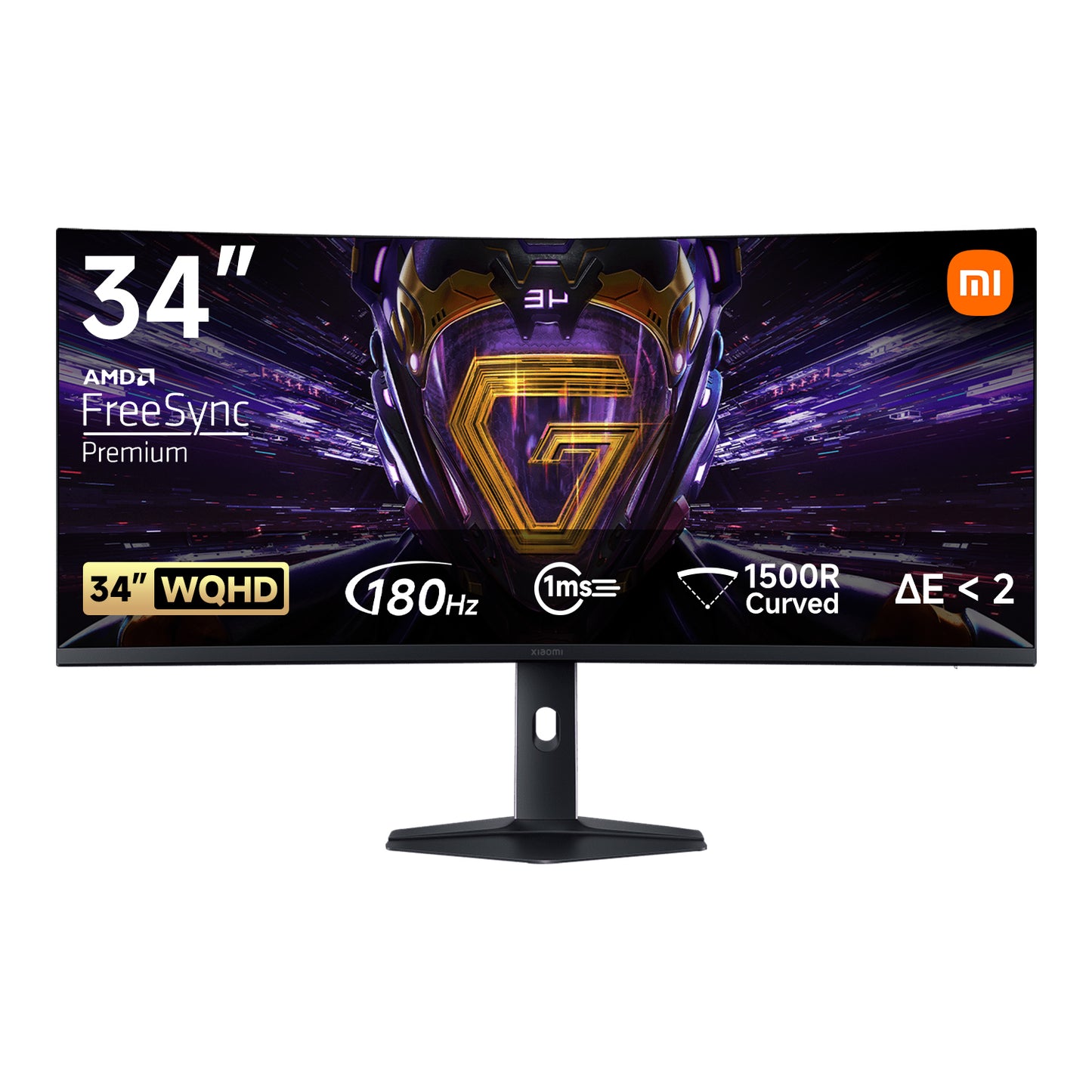Xiaomi G34WQI 34" 1440P Ultrawide Va Curved Gaming Monitor (180HZ, 1MS)