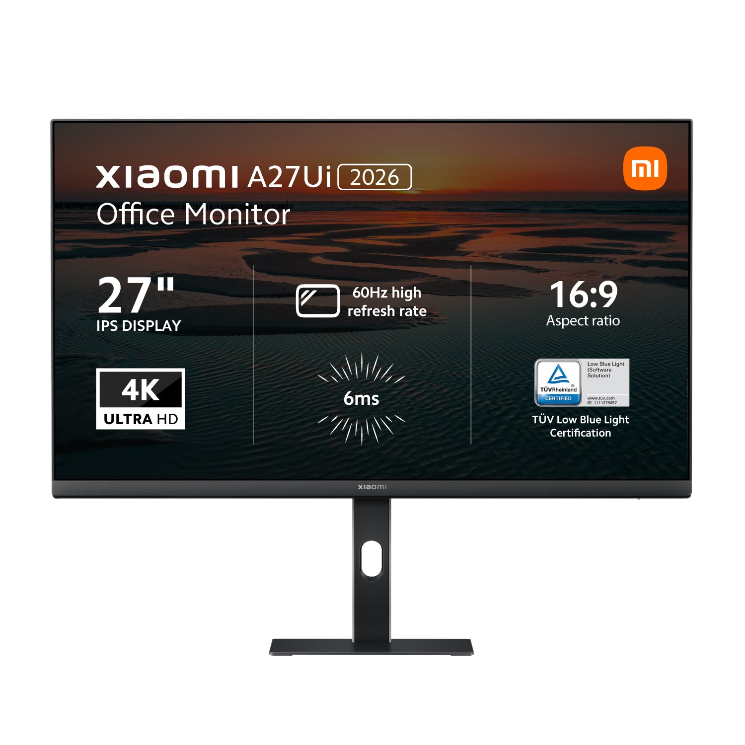 Xiaomi A27UI 27" 60HZ 4K IPS Office Monitor