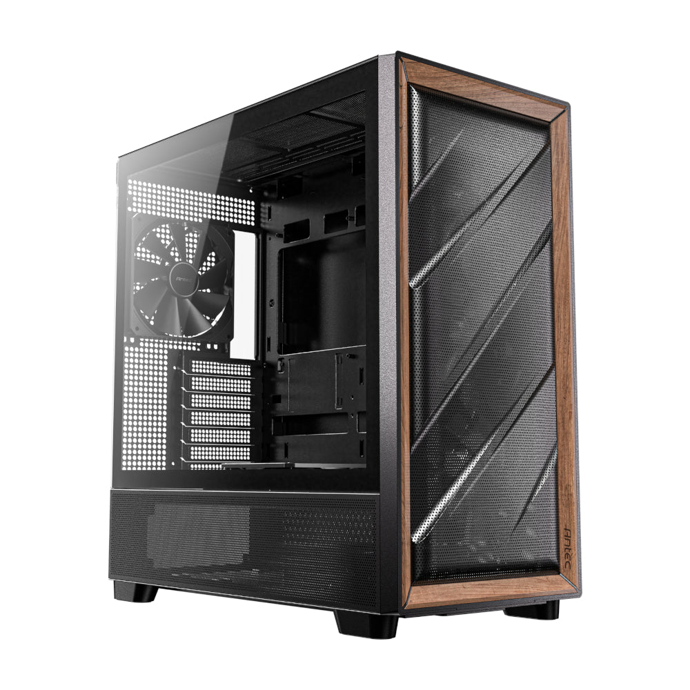 Antec ATX Wood Mid Tower Gaming Chassis – Black
