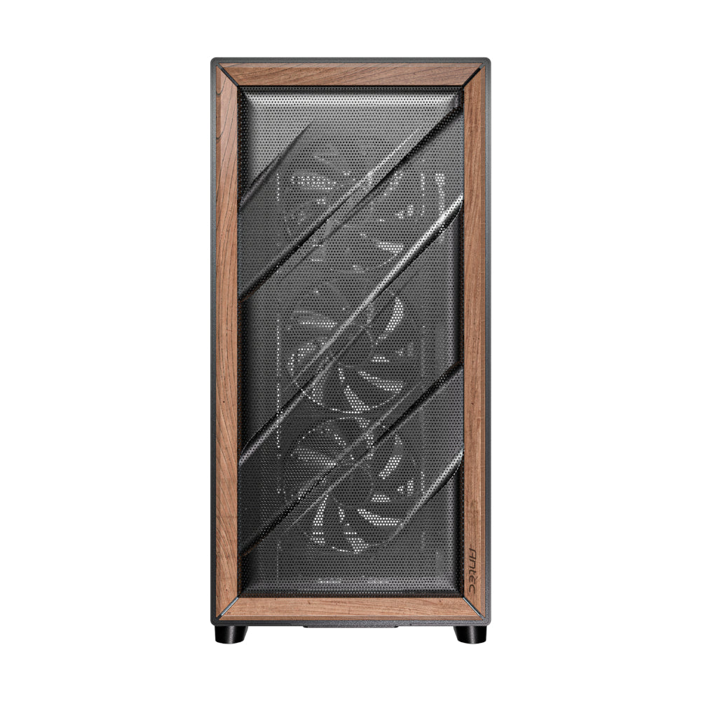 Antec ATX Wood Mid Tower Gaming Chassis – Black image 2