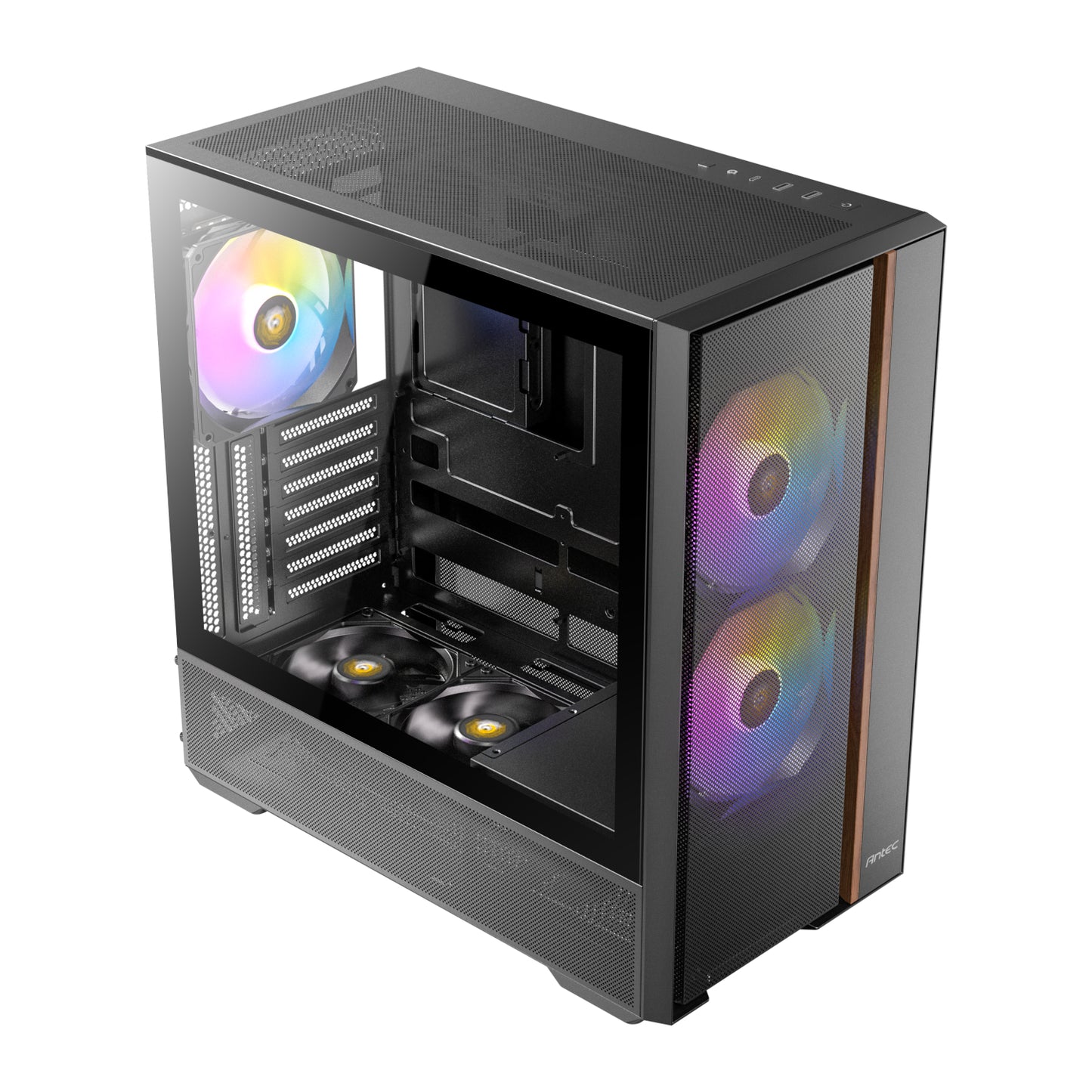 Antec ARGB ATX Mid Tower Gaming Chassis Black image 4