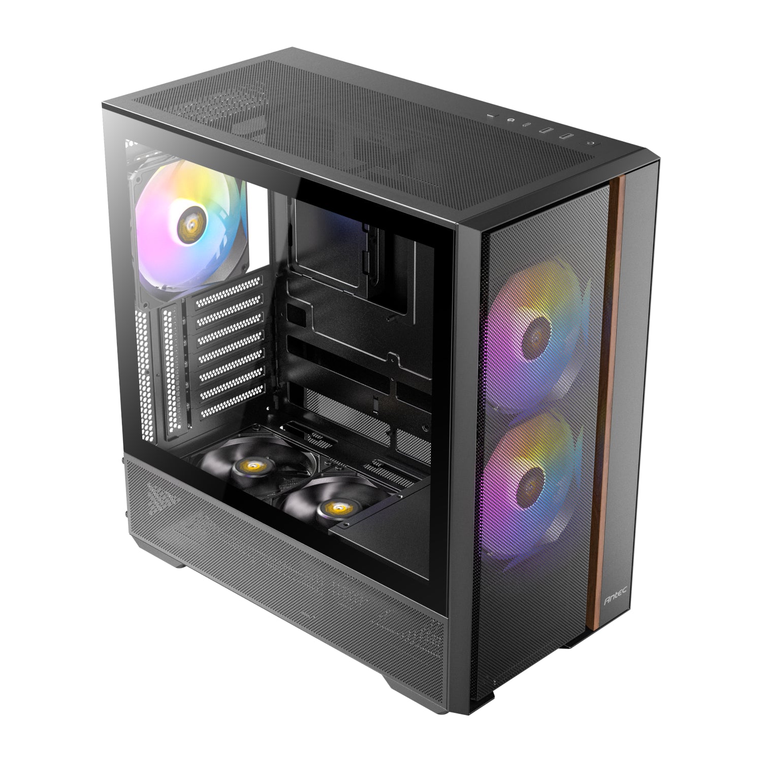 Antec ARGB ATX Mid Tower Gaming Chassis Black image 4