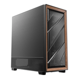 Antec Flux Antec E-Atx | ATX | Micro-Atx | ITX Mid-Tower Gaming Chassis Wood Front Panel- Black