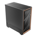 Antec Flux Antec E-Atx | ATX | Micro-Atx | ITX Mid-Tower Gaming Chassis Wood Front Panel- Black image 4