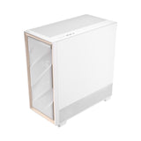 Antec Flux Mid-Tower E-Atx Gaming Chassis Wood Front Panel White image 4
