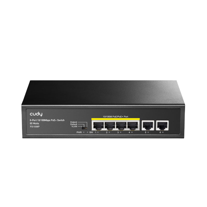 Cudy 6-PORT Ethernet Unmanaged Switch 4 Ports POE