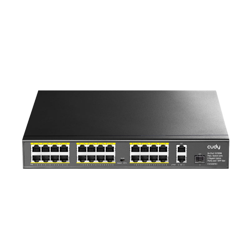 Cudy 24-PORT Unmanaged POE Switch Rack Mount