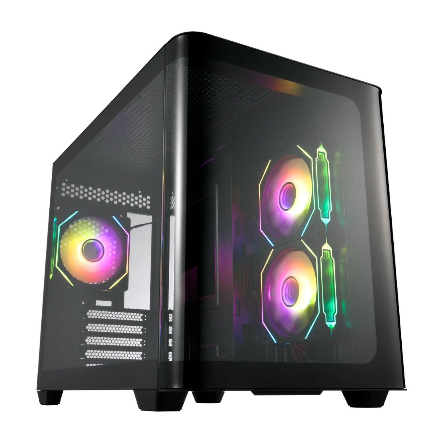 Fsp S380 M-ATX ARGB Gaming Chassis And Vita Gm 750W Power Supply Bundle image 2