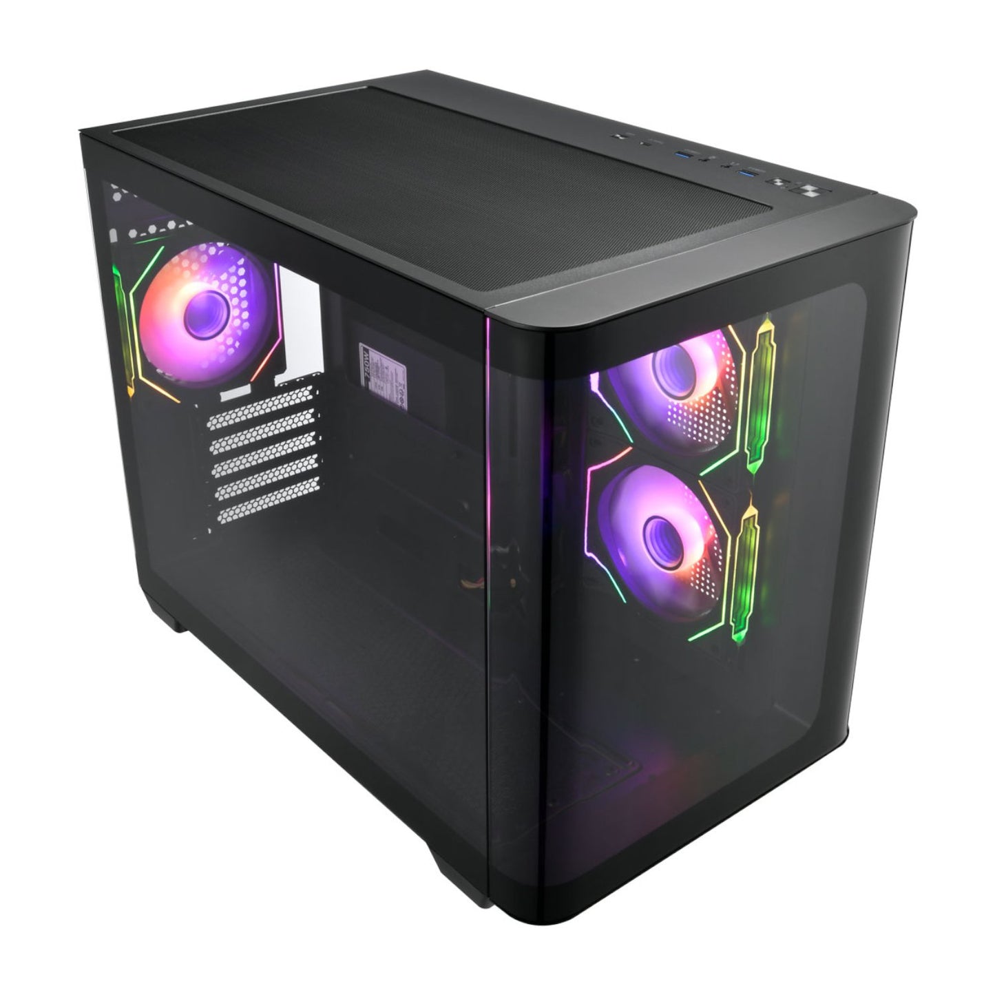 Fsp S380 M-ATX ARGB Gaming Chassis And Vita Gm 750W Power Supply Bundle image 4