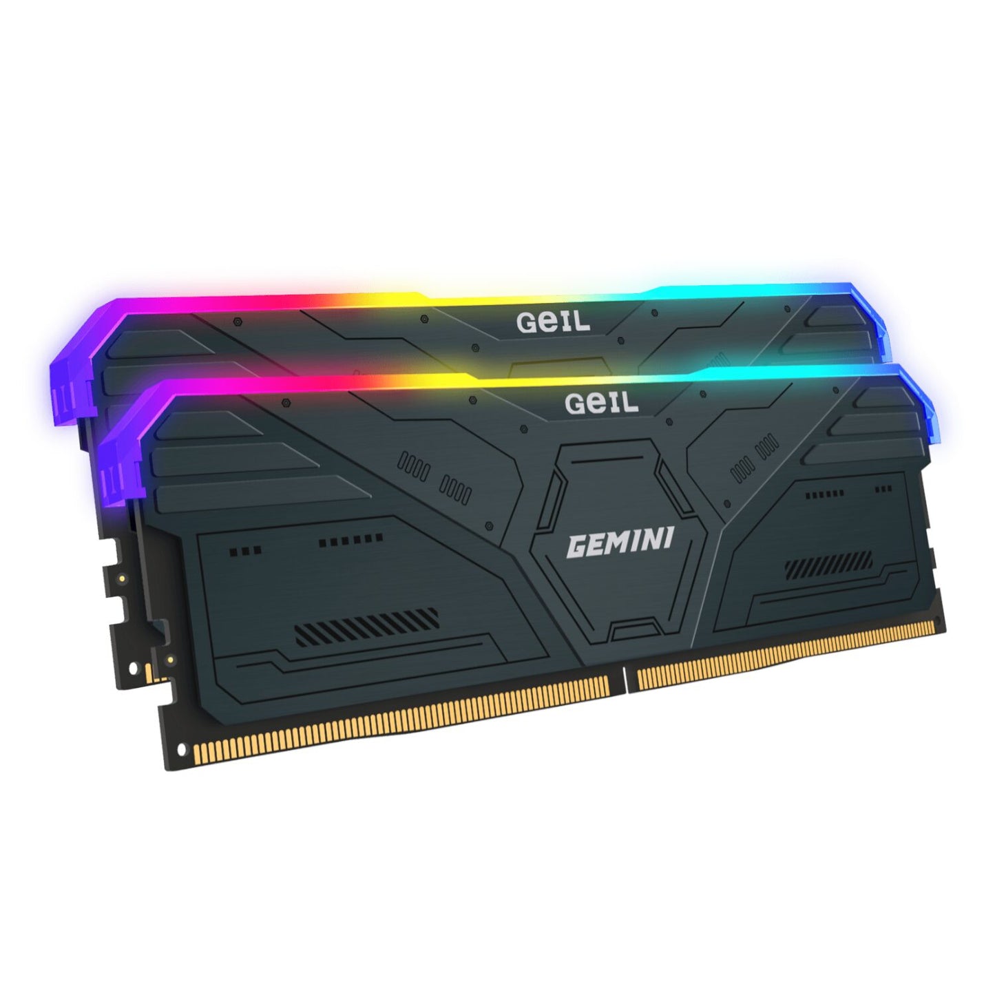 Geil Gemini RGB 32GB DDR5 6000MHZ Desktop Gaming Memory Kit (2 X 16GB) – Grey image 2