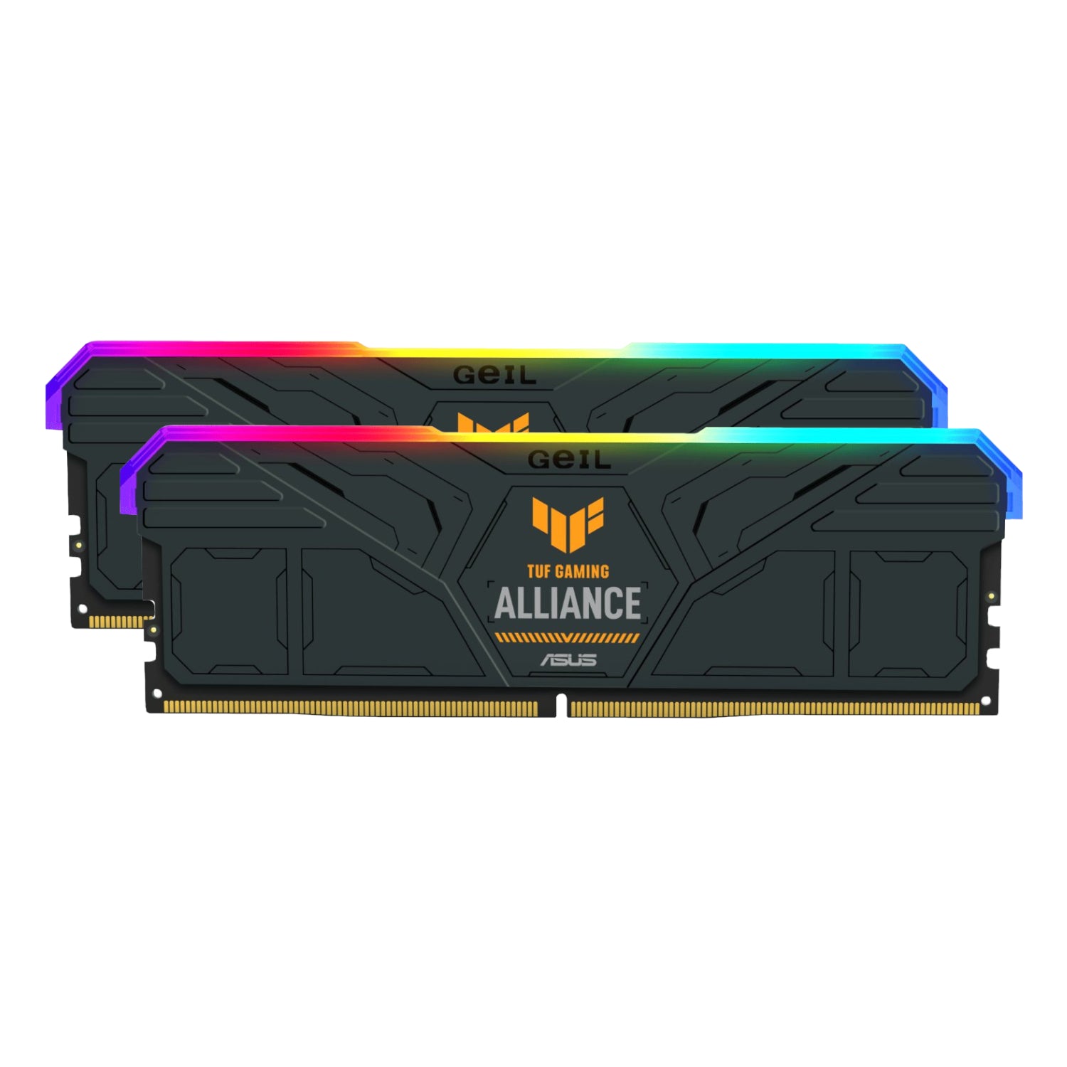 Geil Gemini Tuf RGB 32GB DDR5 6000MHZ Desktop Gaming Memory Kit (2 X 16GB) – Grey