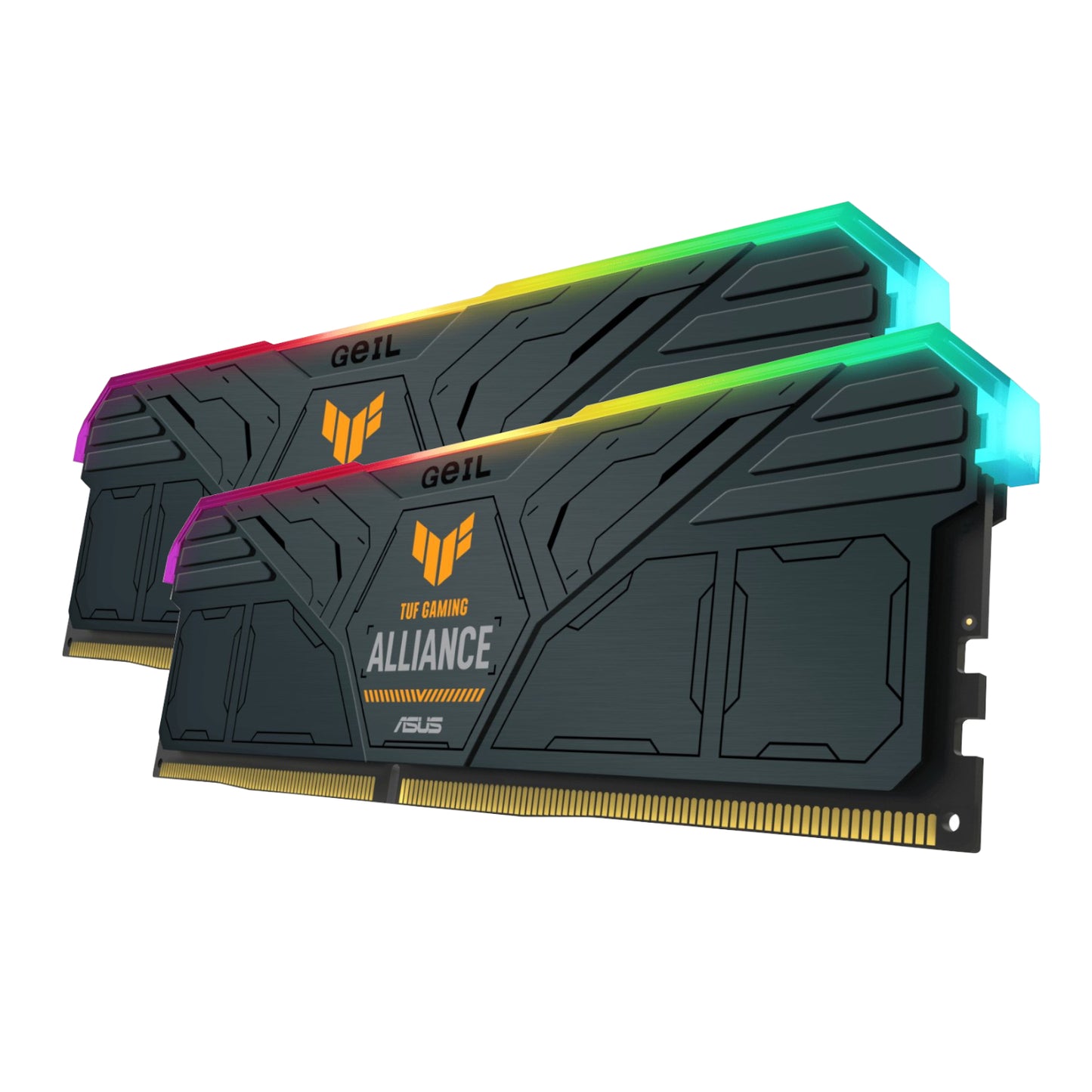 Geil Gemini Tuf RGB 32GB DDR5 6000MHZ Desktop Gaming Memory Kit (2 X 16GB) – Grey image 2