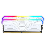 Geil Gemini RGB 64GB KIT(2X32GB) 6000MHZ DDR5 Desktop Gaming Memory White image 2