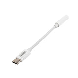 Gizzu USB Type-C To 3.5MM Aux Audio Adapter White