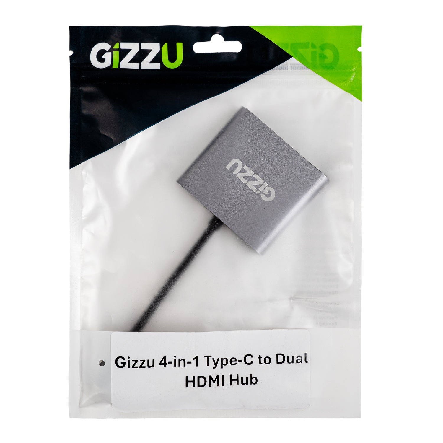 Gizzu 4-IN-1 Type-C To Dual HDMI Hub image 5