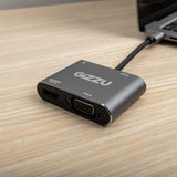 Gizzu 4-IN-1 Type-C To HDMI/VGA/USB3.0 Hub image 5