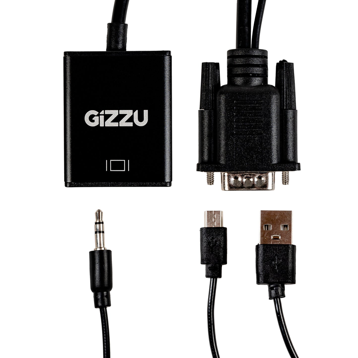Gizzu 1080P VGA To HDMI Adapter With Audio image 2