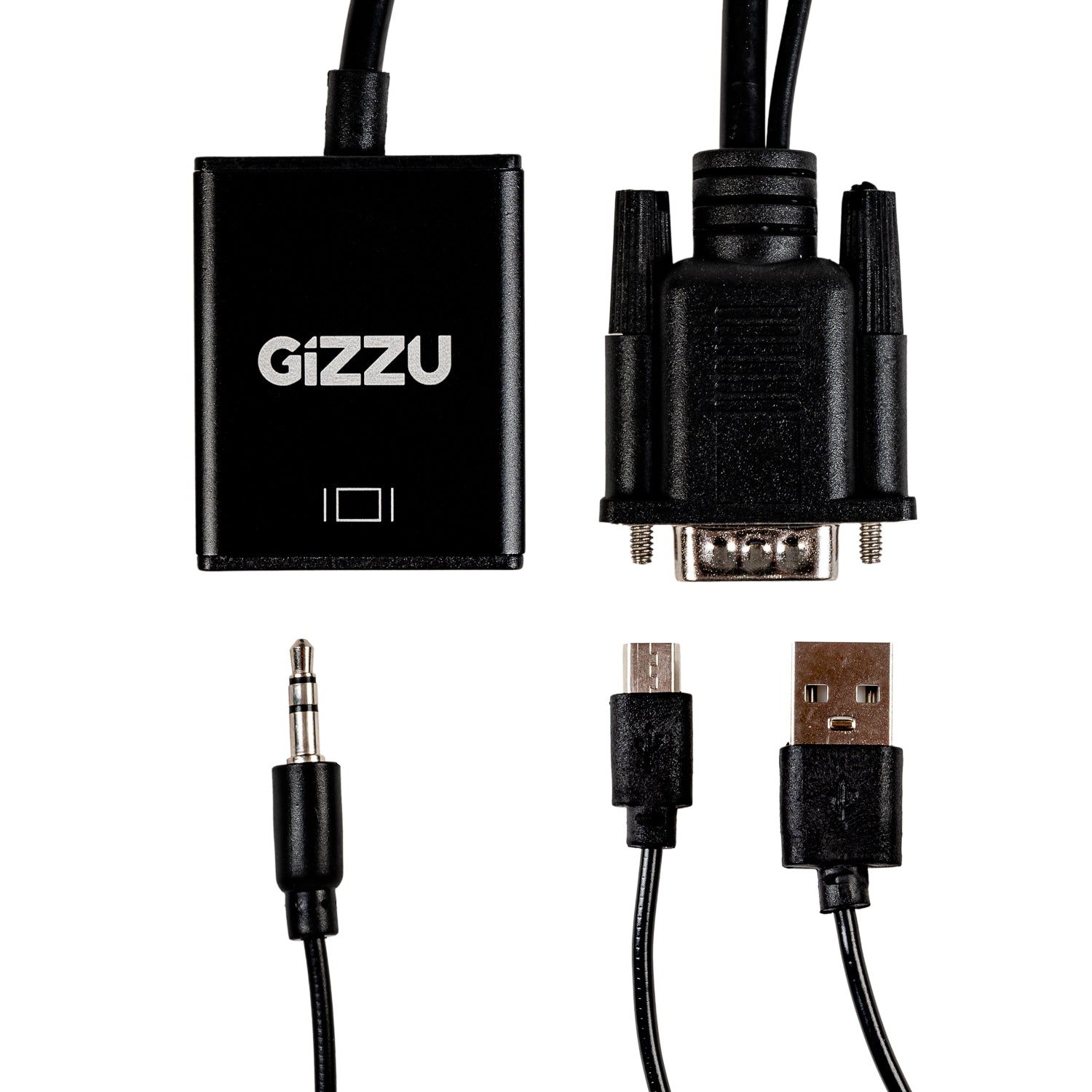 Gizzu 1080P VGA To HDMI Adapter With Audio image 2