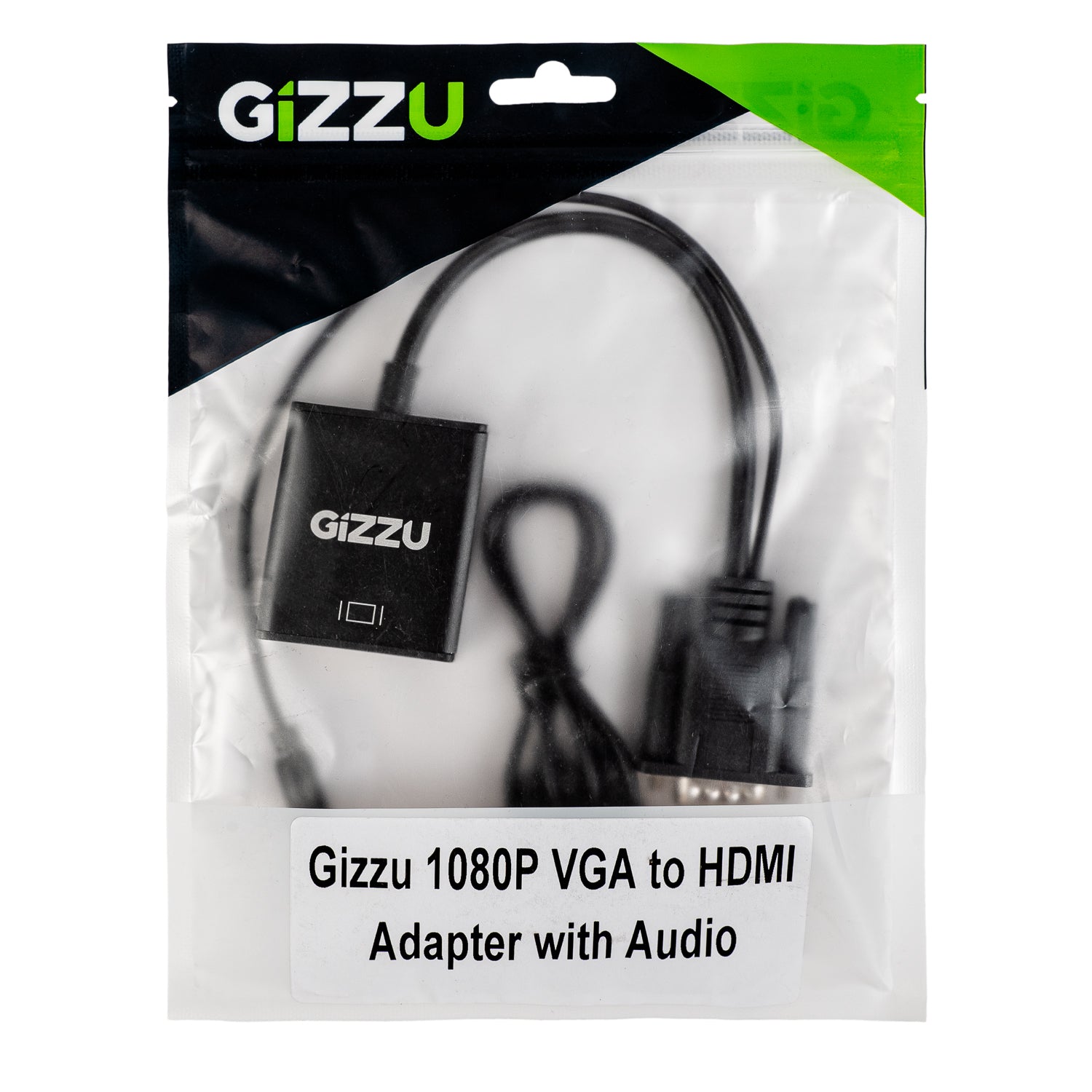 Gizzu 1080P VGA To HDMI Adapter With Audio image 3