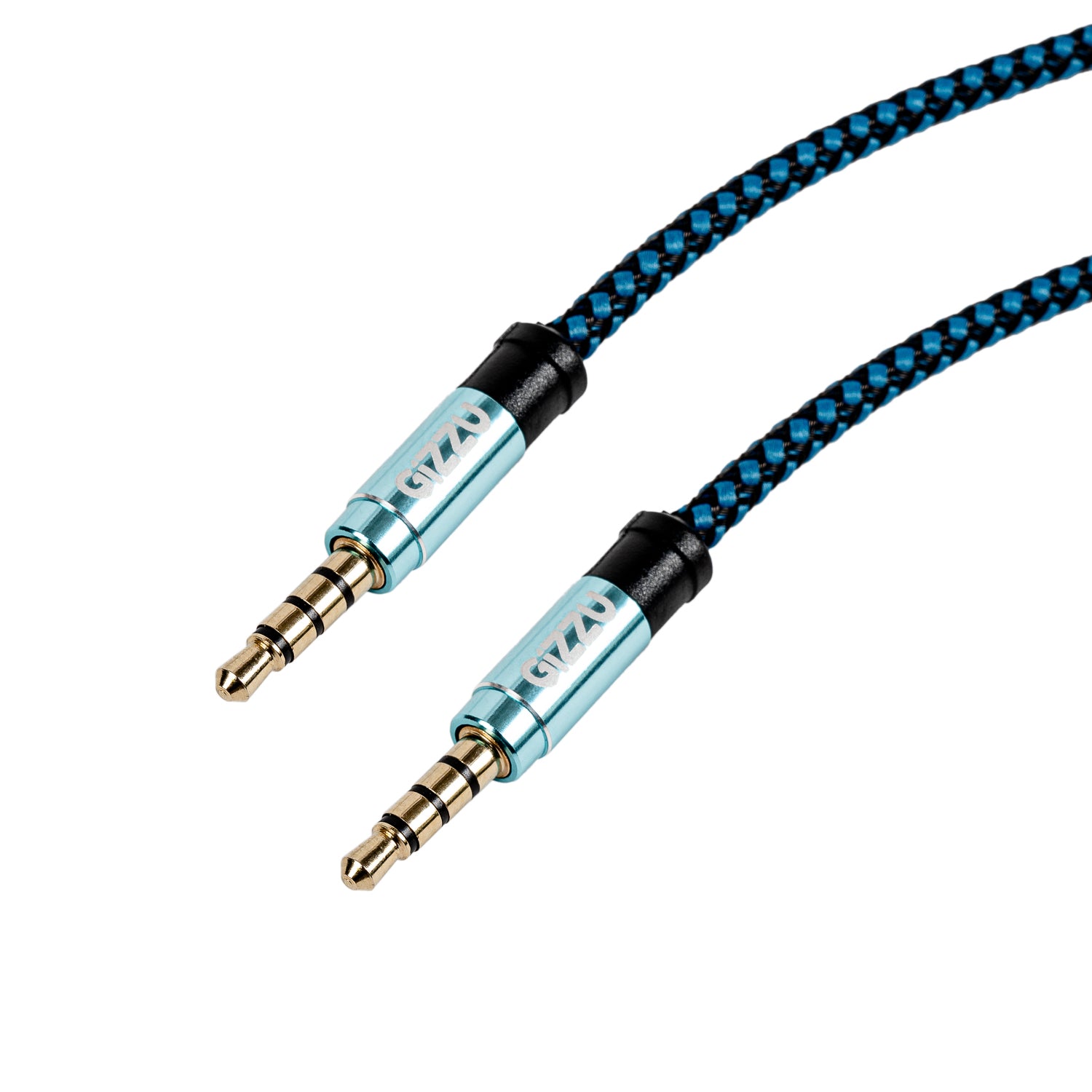 Gizzu 3.5MM Aux Cable 1.5M Black/Blue