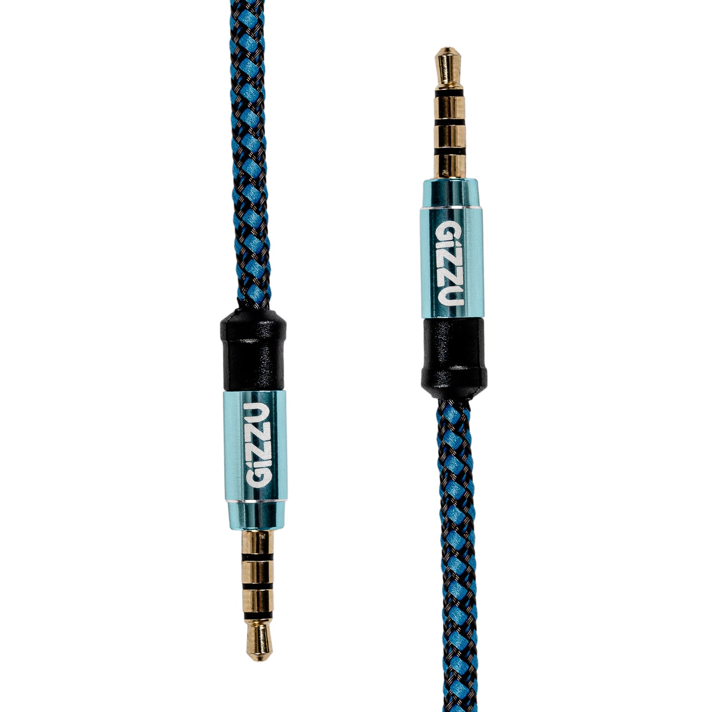Gizzu 3.5MM Aux Cable 1.5M Black/Blue image 2