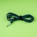 Gizzu 3.5MM Aux Cable 1.5M Black/Blue image 5