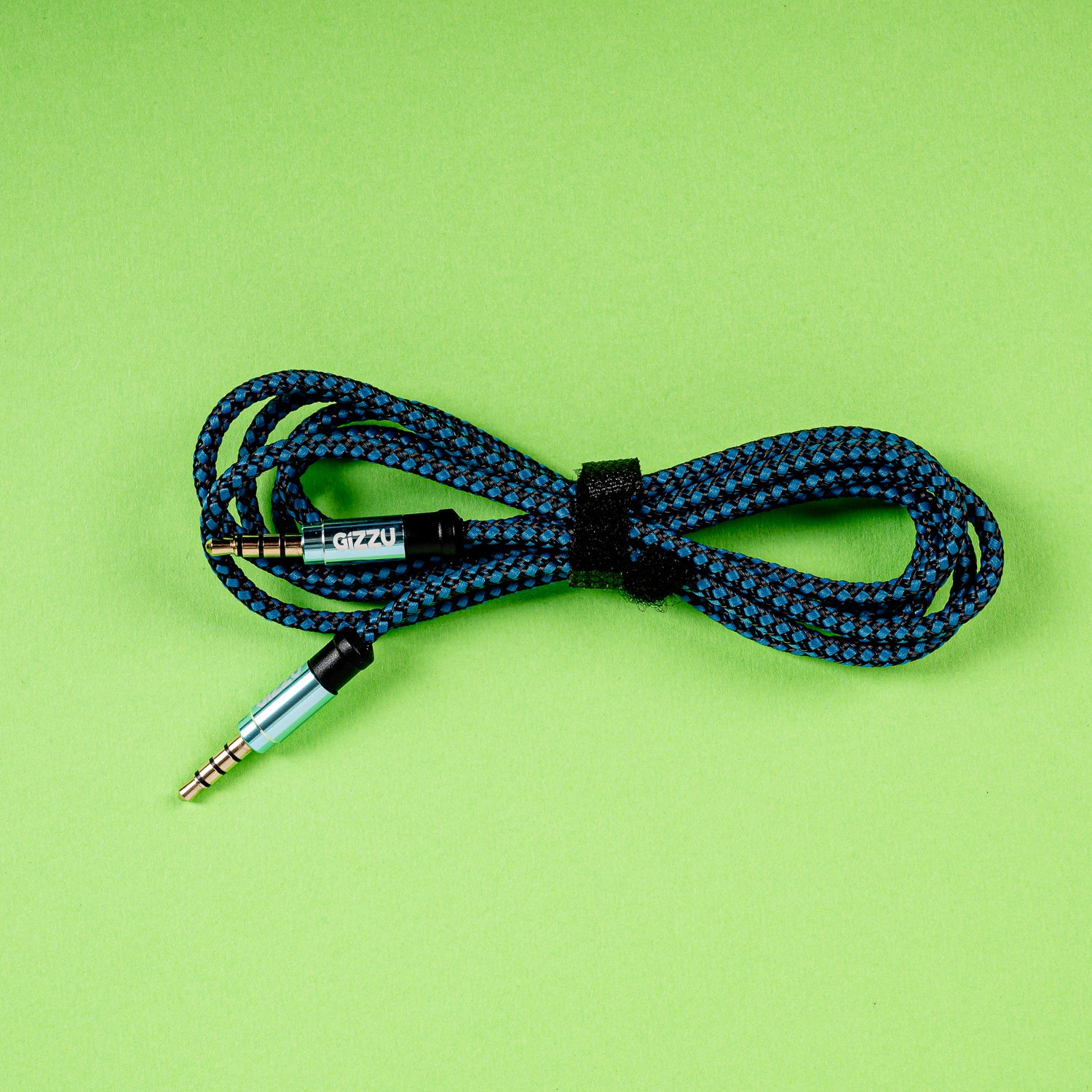 Gizzu 3.5MM Aux Cable 1.5M Black/Blue image 5