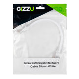 Gizzu CAT6 Utp Fly Lead Ethernet Network Cable 20CM White image 4