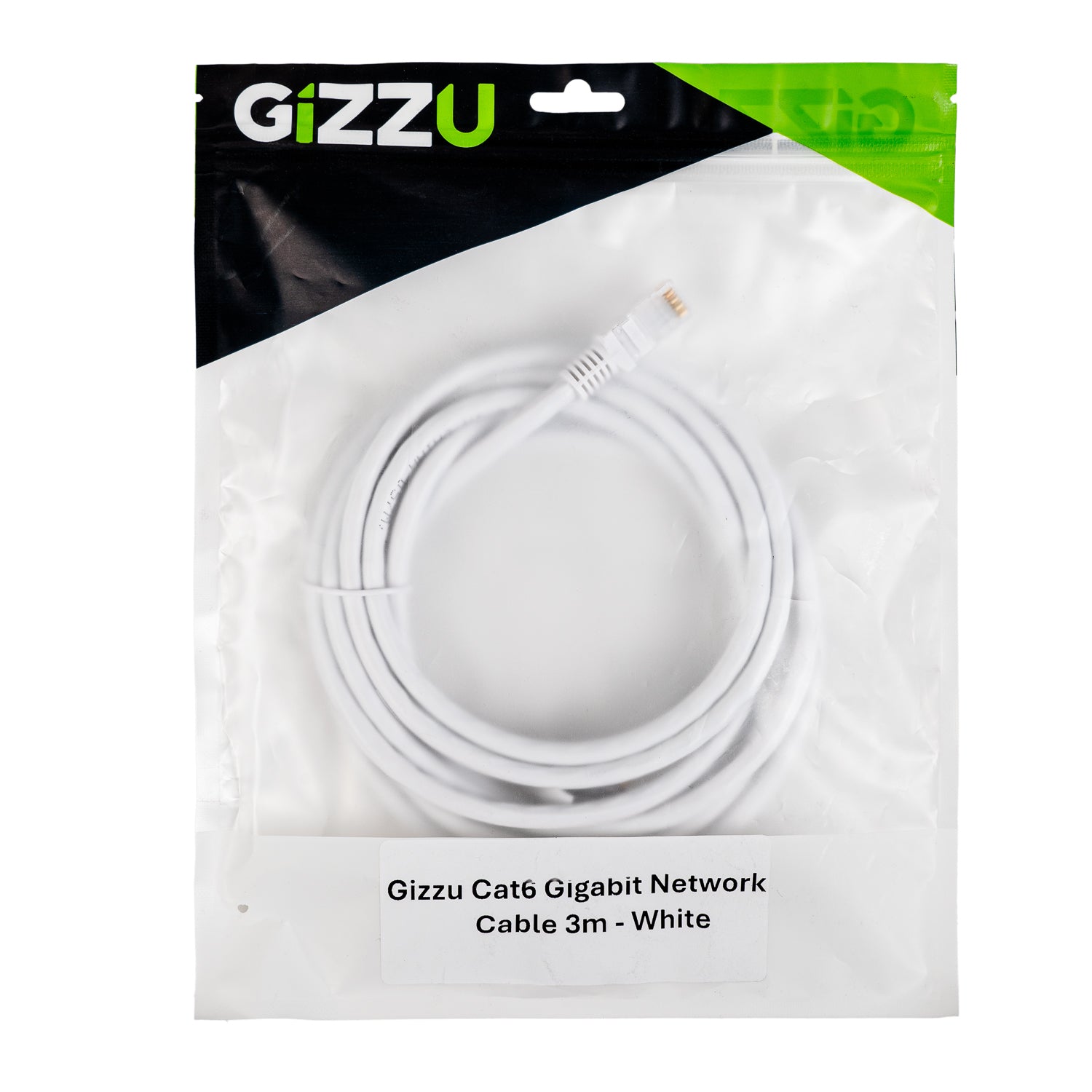 Gizzu CAT6 Utp Fly Lead Ethernet Network Cable 3M – White image 4