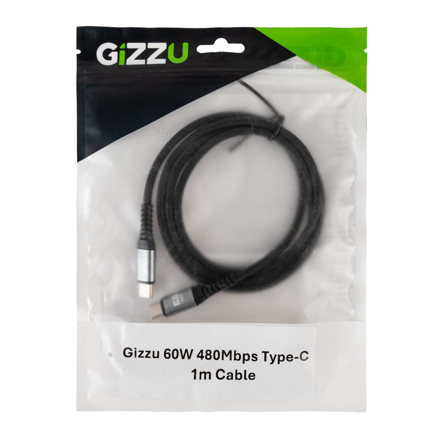 Gizzu 60W 480MBPS Type-C 1M Cable image 4