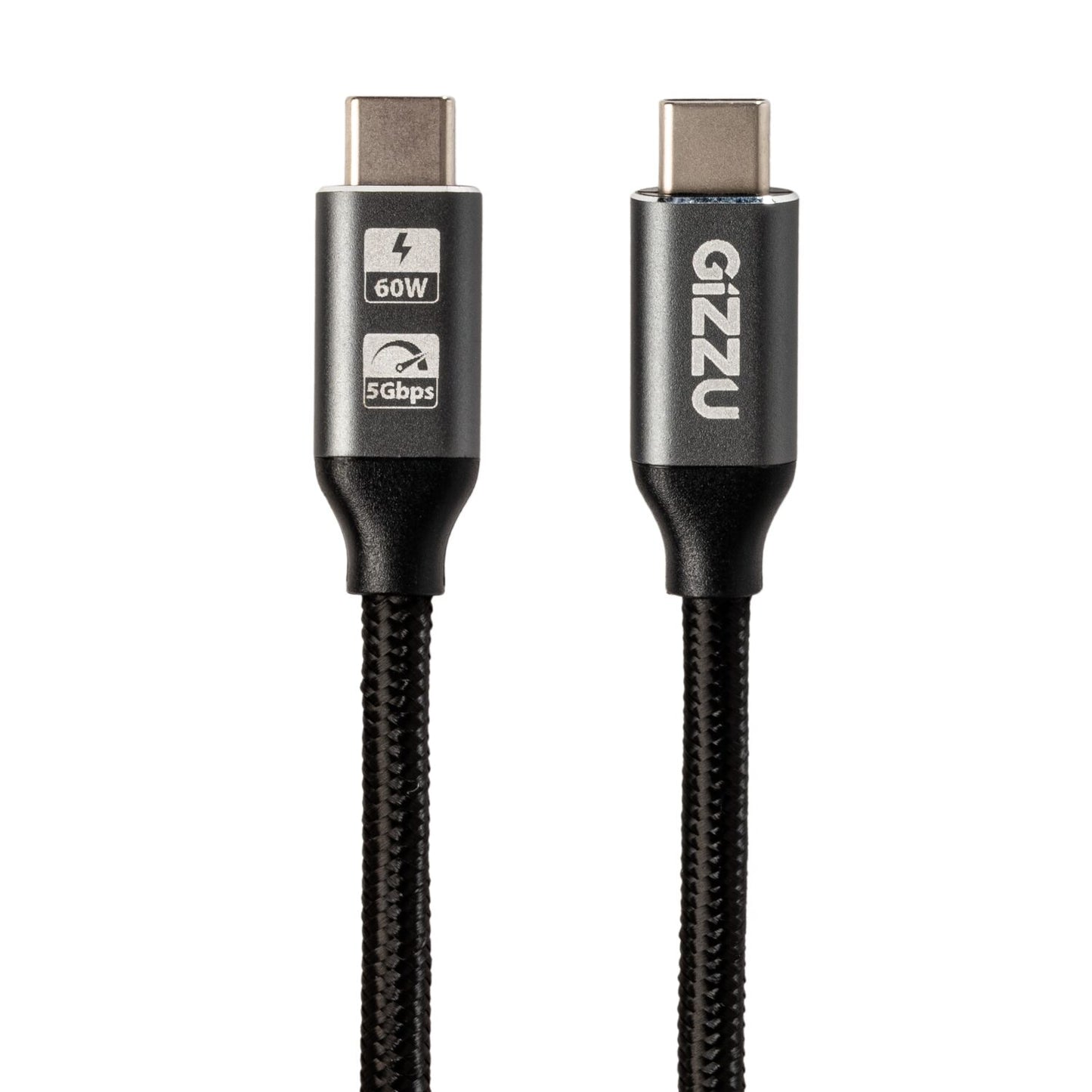 Gizzu 60W 5GBPS Type-C 2M Cable image 2
