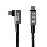 Gizzu 100W 10GBPS Type-C Angled 1M Cable image 2