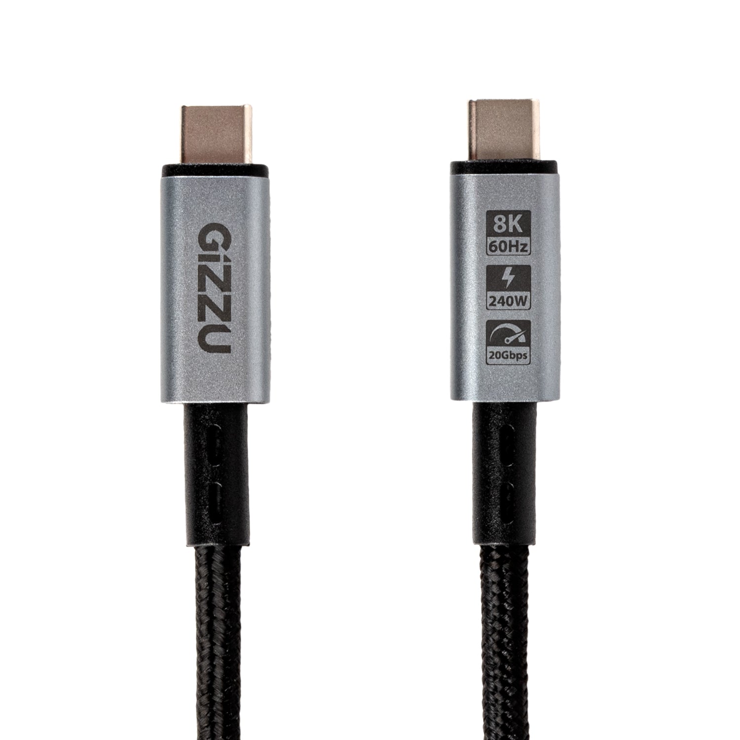 Gizzu 240W 20GBPS Type-C 1M Cable image 2