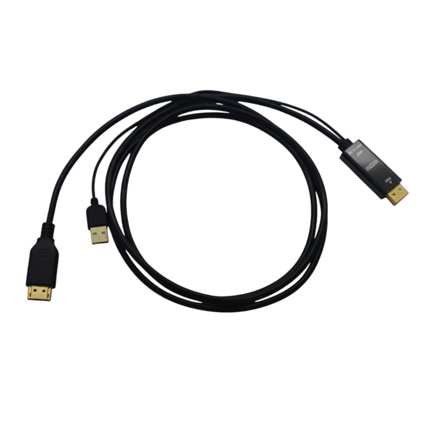 Gizzu 4K HDMI To DP Cable (1.8M) Black image 2