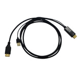 Gizzu 4K HDMI To DP Cable (1.8M) Black image 2