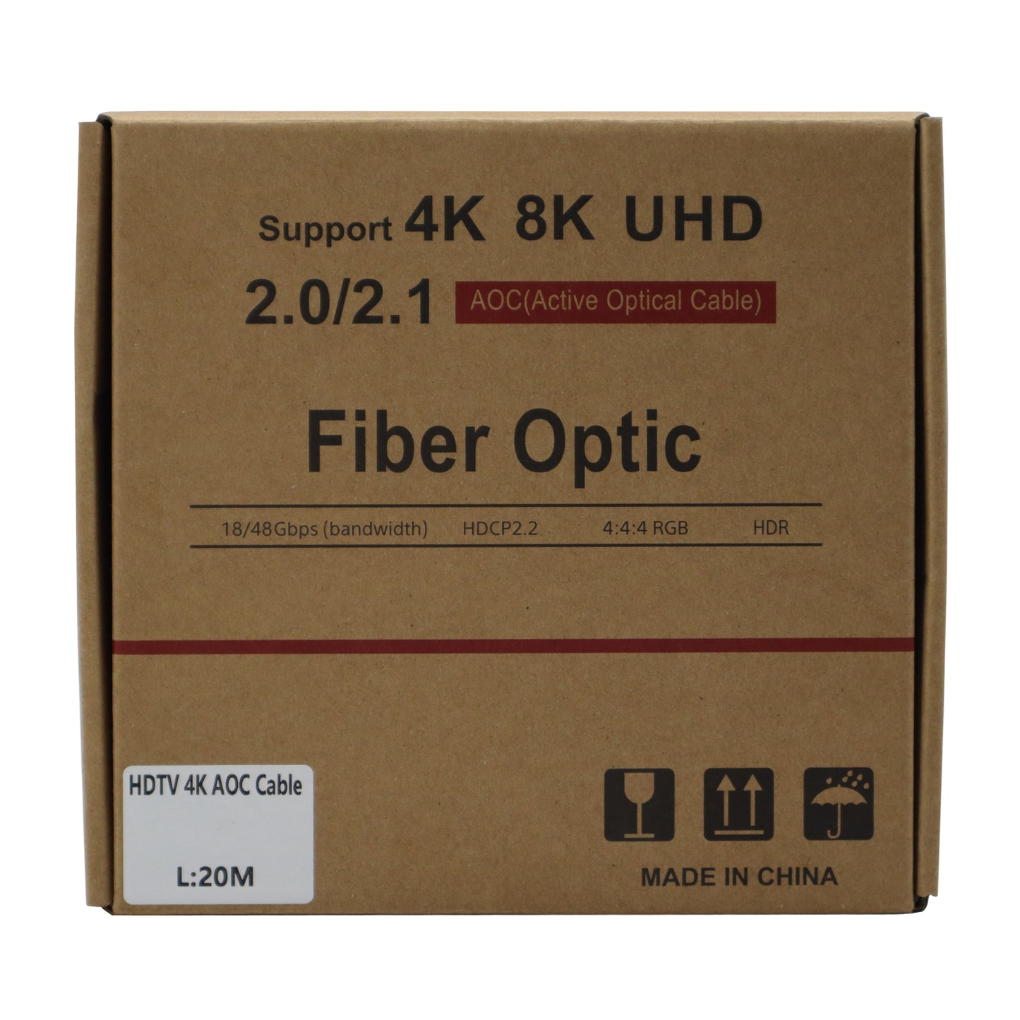 Gizzu 4K Active Fibre Optic HDMI Cable 20M image 5