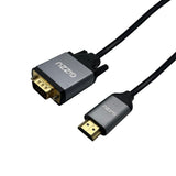 Gizzu Full HD HDMI To VGA Cable (1.8M) Black