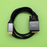 Gizzu Full HD HDMI To VGA Cable (1.8M) Black image 3
