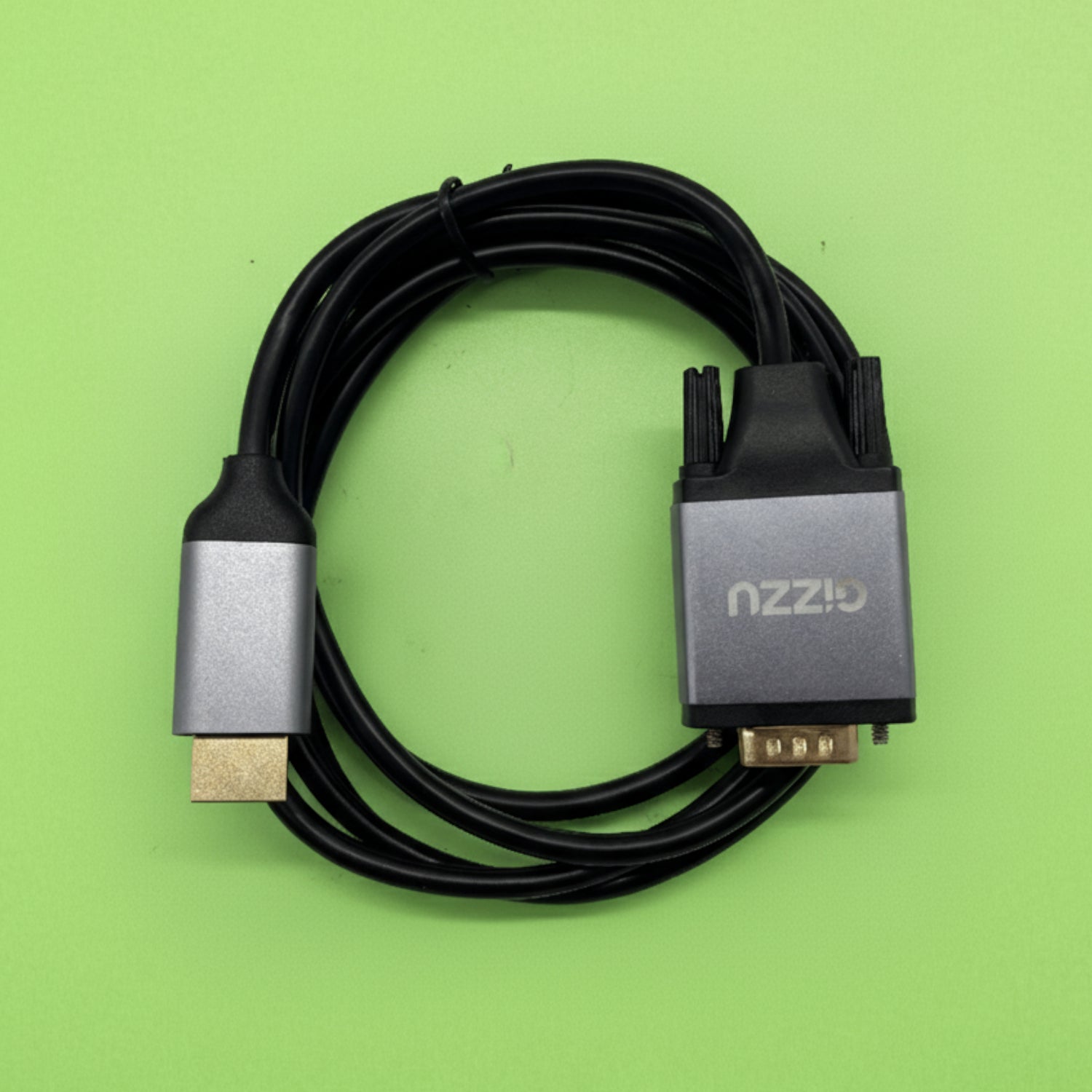 Gizzu Full HD HDMI To VGA Cable (1.8M) Black image 3