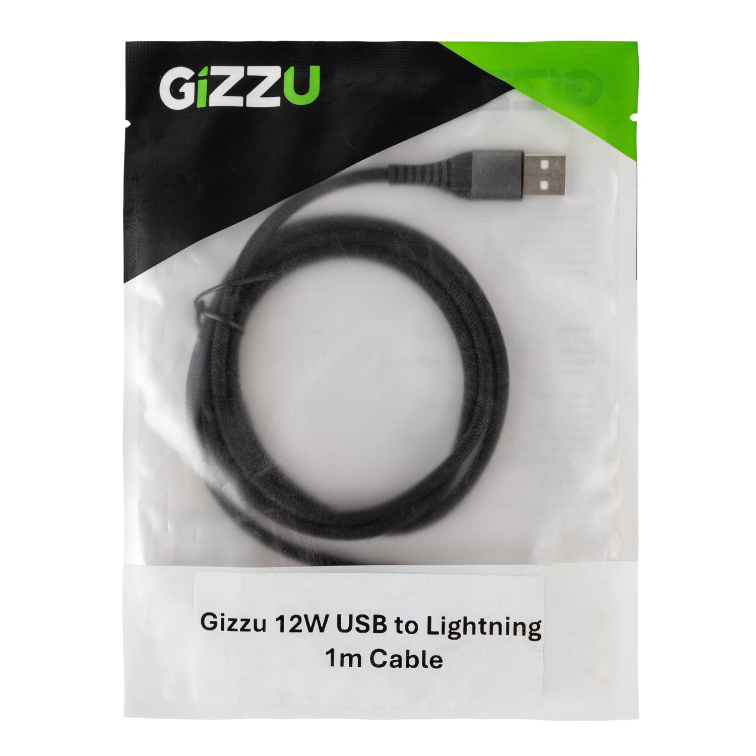 Gizzu 12W USB To Lightning 1M Cable image 4