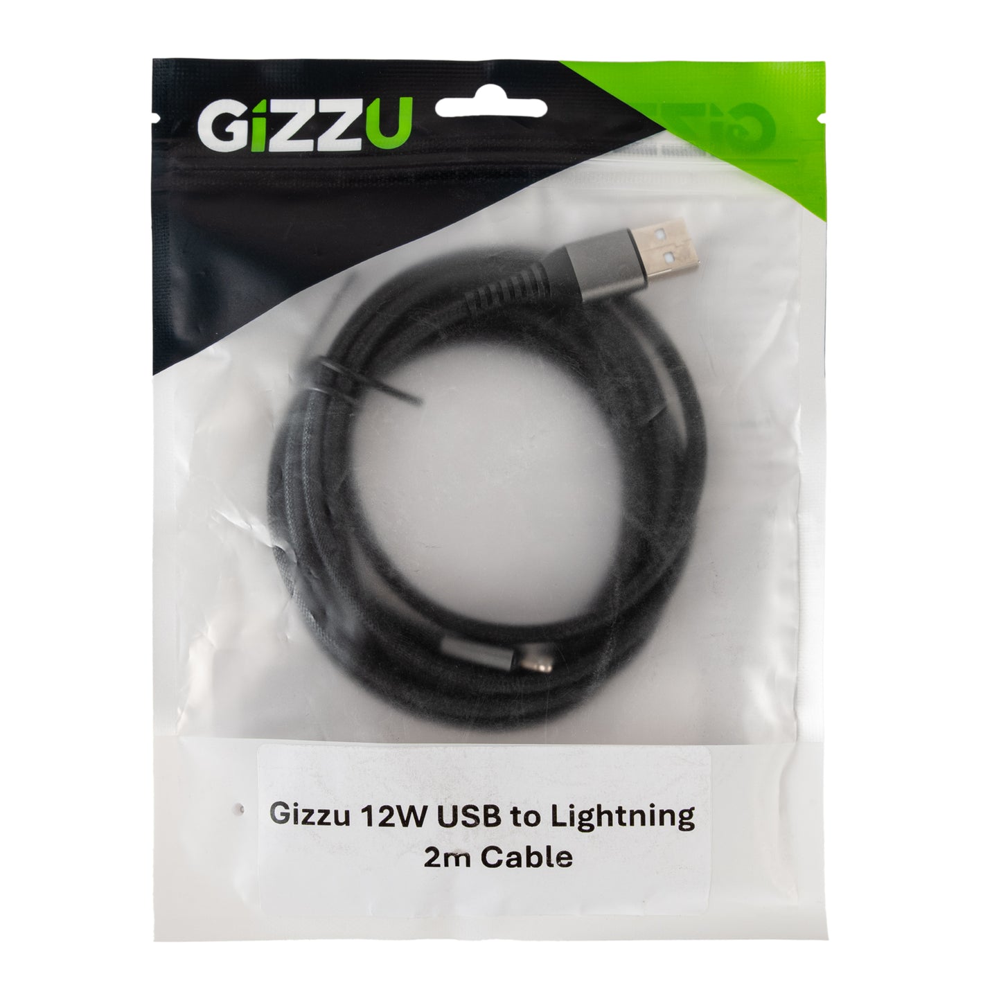 Gizzu 12W USB To Lightning 2M Cable image 4