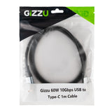 Gizzu 60W 10GBPS USB To Type-C 1M Cable image 4