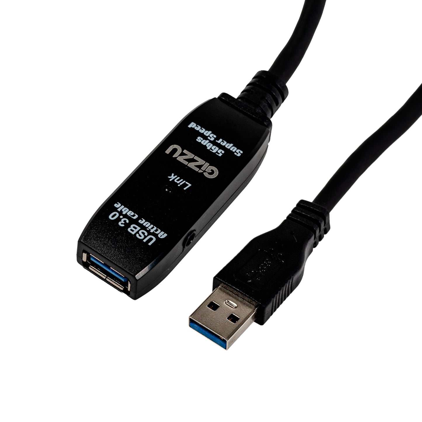 Gizzu USB 3.0 Active Extension Cable 5M Black