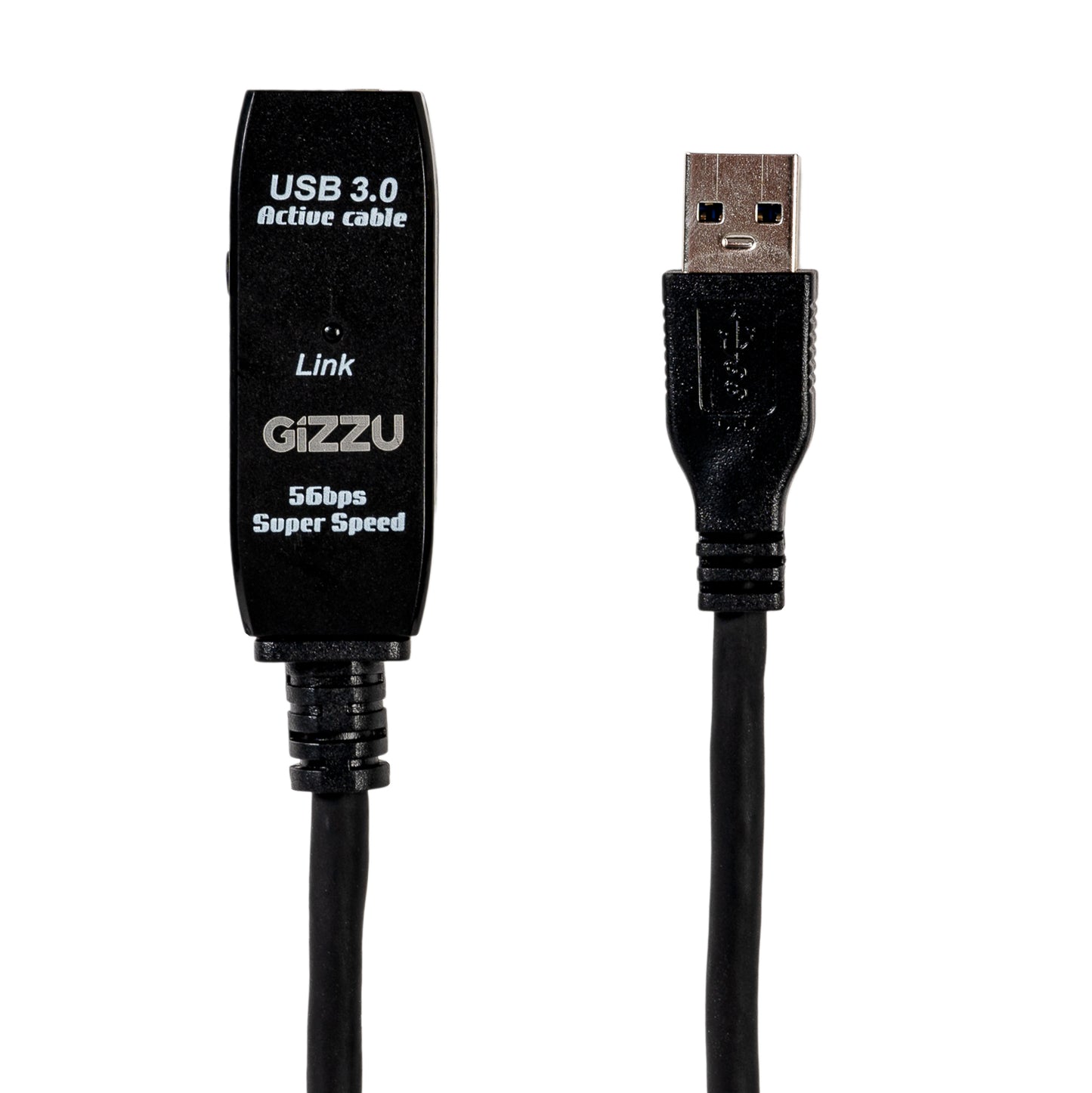 Gizzu USB 3.0 Active Extension Cable 5M Black image 2