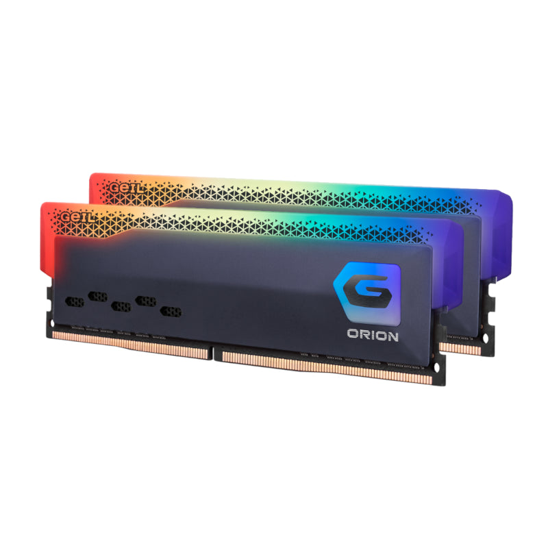 Geil Orion RGB 16GB KIT(2X8GB) 3600MHZ DDR4 Desktop Gaming Memory Grey image 3